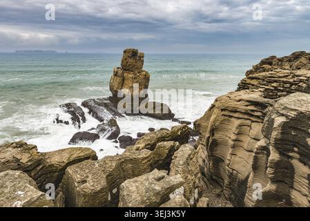 Nau Dos Corvos in Carvoeiro Cape, Peniche, Portugal Stockfoto