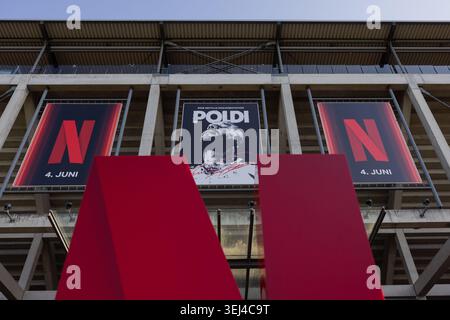 Köln, Deutschland. Mai 2026. Blick auf das Stadion bei der Premiere des Netflix-Dokumentarfilms „Poldi“ im RheinEnergieStadion. Quelle: Rolf Vennenbernd/dpa/Alamy Live News Stockfoto