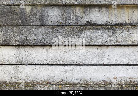 Hintergrund verwitterter Betonplatten. Alte Betonstruktur Stockfoto