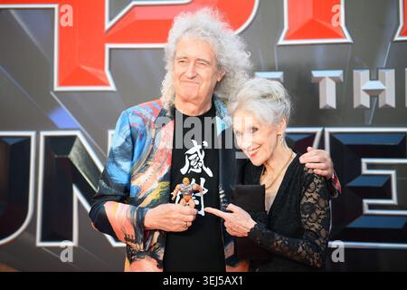 London, Großbritannien. Mai 2026. Im Bild: Sir Brian May und Anita Dobson nehmen an der britischen Premiere von „Masters of the Universe“ auf der Cineworld am Leicester Square teil. Quelle: Justin Ng/Alamy Live News Stockfoto