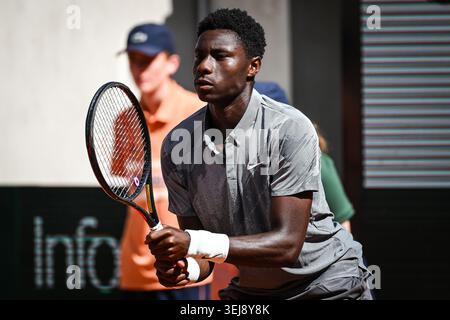 IPA85133749 - Moise KOUAME (Frankreich) am fünften Tag der Roland-Garros 2026, French Open, Grand Slam Tennis Turnier am 28. Mai 2026 im Roland-Garros Stadion in Paris Stockfoto