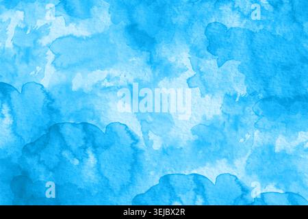 Abstrakter Hintergrund mit weichen Wolkenformen Stockfoto