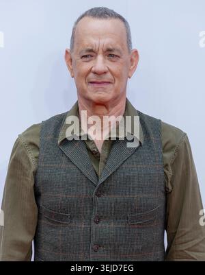 28. Mai 2026, London, England, UK - Tom Hanks nimmt an der Toy Story 5 UK Launch Event Teil, Odeon Luxe, Leicester Square Stockfoto