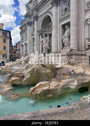 Fontana di Trevi, Rom, Italien Stockfoto