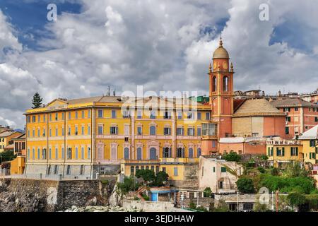 Blick auf Nervi, Italien Stockfoto