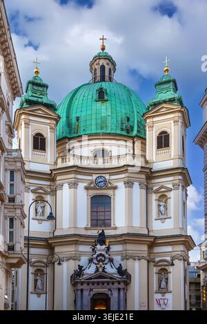 St. Peter's Kirche in Wien, Österreich Stockfoto