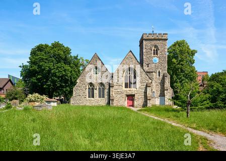 St. Mary's Old Church, Willesden, North West London, Großbritannien Stockfoto