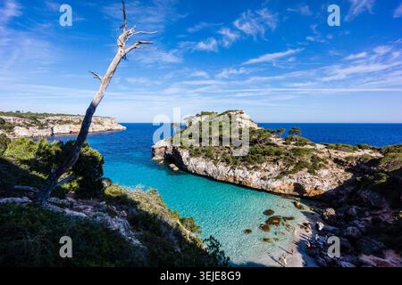 Caló des Moro, Santanyí, Mallorca, balearen, spanien, europa Stockfoto