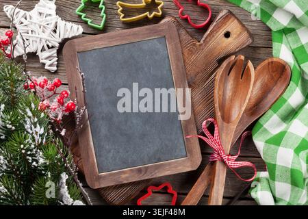 Kochutensilien für Weihnachten Stockfoto