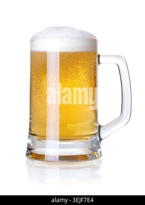 Kaltes Lagerbier Stockfoto