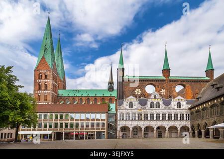 Marienkirche, Lübeck, Deutschland Stockfoto