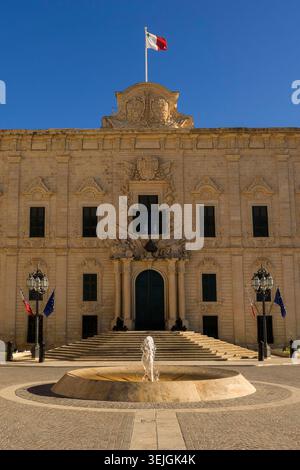 Malta - Valletta, Castile Inn Stockfoto