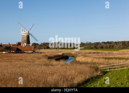 Cley Mill, Cley Next-the-Sea, Norfolk, Großbritannien Stockfoto