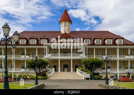Französisch-Polynesien - Insel Tahiti, Rathaus Von Papeete Stockfoto