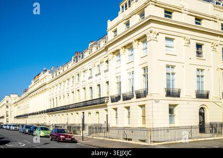 Brunswick Terrace, Brighton, East Sussex, Großbritannien. Stockfoto