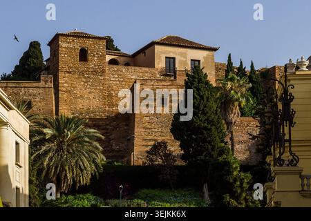 Spanien - Malaga, Alcazaba von Málaga Stockfoto