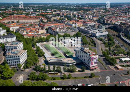 Zentraler Busbahnhof (ZOB), Messedamm, Westend, Charlottenburg, Berlin, Deutschland Stockfoto