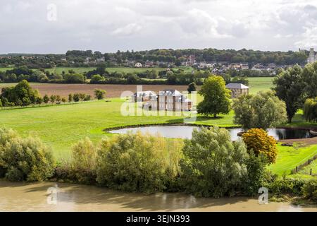 Frankreich - Rouen, seine bis Rouen Stockfoto