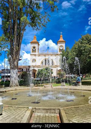 La Unión, Antioquia - Kolumbien - 12. Mai 2026. Eine von Bergen umgebene Gemeinde mit 23.240 Einwohnern. Stockfoto