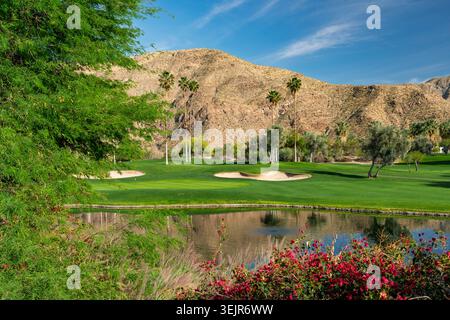 Indian Canyon Golf Resort in Palm Springs, Kalifornien, USA. Stockfoto
