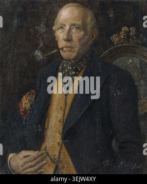 Selbstporträt von George Belcher, R.A., 1944. Stockfoto