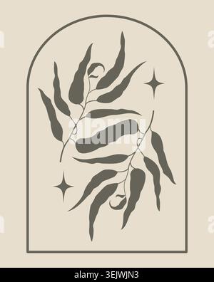 Blattblume-Logo. Universelles kreatives Symbol für Blüte. Vorlage für Vektorsymbol-Logo Stock Vektor