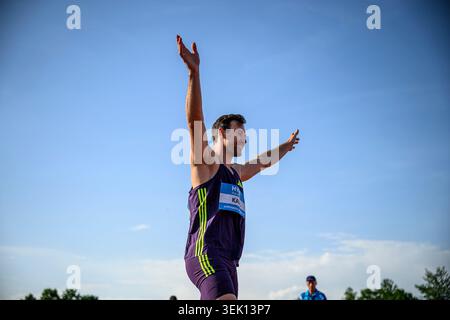 Niklas KAUL (GER, USC Mainz) AUT, Leichtathletik, 51. Hypomeeting, 30.05.2026, Foto: EIBNER-Pressefoto/Jan Papenfuss Stockfoto