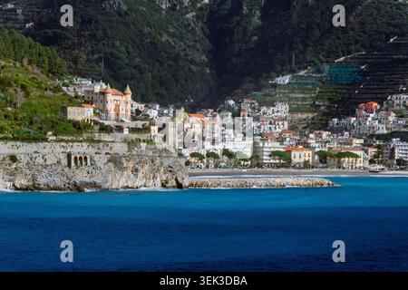 Die Amalfiküste, Kampanien, Italien, Europa Stockfoto