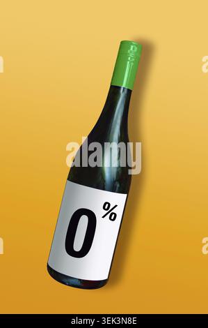 Null Prozent Alkohol Stockfoto