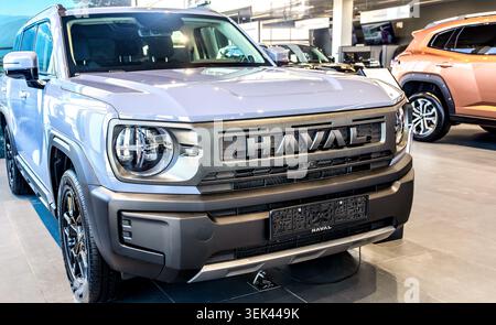 Samara, Russland - 23. Mai 2026: Haval H3-Fahrzeug im offiziellen Händlerzentrum. Chinesischer Automobilhersteller Stockfoto