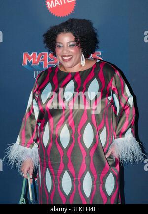 NEW YORK, NEW YORK – 01. JUNI: Greivy bei der „Masters of the Universe“ New York Screening am Regal Times Square am 1. Juni 2026 in New York City. . Quelle: Camara Porter / AdMedia Stockfoto