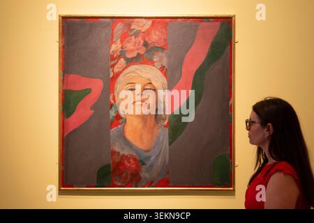 Die National Portrait Gallery, London, Großbritannien. Juni 2026. Anlässlich des 100. Geburtstages des Hollywood-Stars und in Zusammenarbeit mit dem Anwesen von Marilyn Monroe erforscht Marilyn Monroe: A Portrait das Leben, die Karriere und das Erbe von Marilyn Monroe durch Porträts einiger der größten Fotografen und Künstler des 20. Und 21. Jahrhunderts. Highlight: Colour her Gone, 1962, von Pauline Boty. Wolverhampton Art Gallery. Quelle: Malcolm Park/Alamy Live News Stockfoto