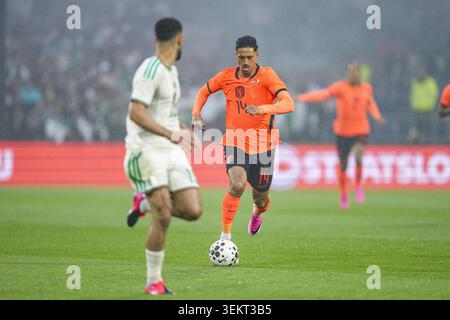 Rotterdam, Niederlande. Juni 2026. ROTTERDAM, 03-06-2026, Stadion Feijenoord de Kuip, Saison 2025/2026, FIFA International Football, Freundschaftsspiel zwischen den Niederlanden und Algerien, Foto zeigt den niederländischen Spieler Tijjani Reijnders Credit: Pro Shots/Alamy Live News Stockfoto