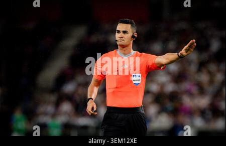 Mainz, Deutschland. 31. Mai 2026. Schiedsrichter Matheus Delgado Candancan (Brasilien) Deutschland - Finnland Deutschland - Finnland 31.05.2026 Copyright ( Stockfoto
