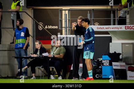 Mainz, Deutschland. 31. Mai 2026. Trainer Julian Nagelsmann (Deutschland) Nathaniel Brown (DE) Deutschland - Finnland Deutschland - Finnland 31.05.2026 Co Stockfoto