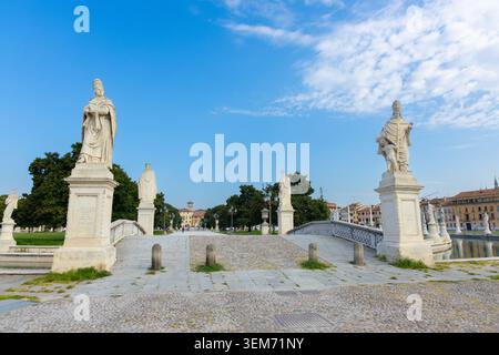 Prato della Valle. Padua, Venetien, Italien. Stockfoto