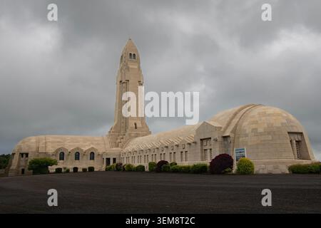 Osssuary Douaumont Monument in Douaumont-Vaux, Frankreich Stockfoto
