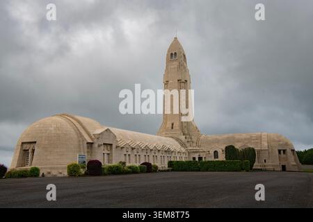 Osssuary Douaumont Monument in Douaumont-Vaux, Frankreich Stockfoto
