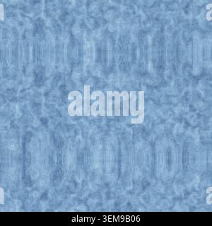 Nahtloses abstraktes Muster mit hellblau melierter Oberfläche. Idealer weicher organischer Hintergrund für Website-Design und Texti Stockfoto