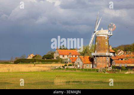Die Windmühle in Cley-Next-the-Sea, North Coast, Norfolk Stockfoto
