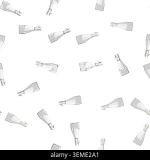 Muster Toilette Badezimmer Reiniger Cartoon Vektor Stock Vektor