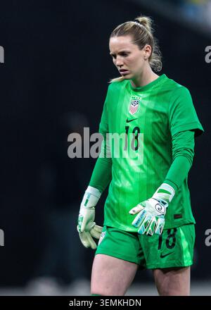 São Paulo, Brasilien. Juni 2026 - Fußball - internationales Freundschaftsspiel der Frauen - Brasilien gegen Estados Unidos - Neo Química Arena Stadium, SÃ Stockfoto