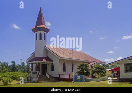 Französisch-Polynesien-Archipel Rangiroa, Kommunion Christi Stockfoto