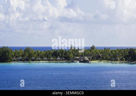 Französisch-Polynesien Rangiroa Archipel, Tiputa Lagune Stockfoto