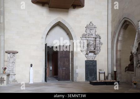 Nordschiff des gotischen Doms St. Mauritius und Katharina, Magdeburger Dom, erbaut von 1209 bis 1520 in Magdebur Stockfoto