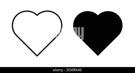 Love Icon Grafikdesign. Websymbole Vektoren. Stock Vektor