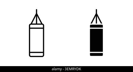 Design mit Lochtasche und Icon-Grafik. Websymbole Vektoren. Stock Vektor