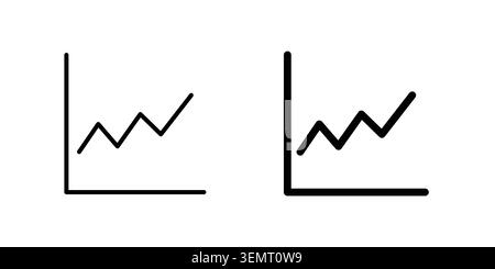 STATS Icon-Grafik. Websymbole Vektoren. Stock Vektor
