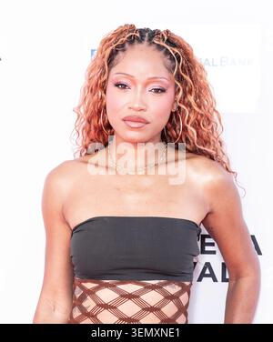 New York, Usa. Juni 2026. Keke Palmer nimmt am 8. Juni 2026 an Tribeca Talks im SVA Theatre in New York Teil. (Foto: Lev Radin/SIPA USA) Credit: SIPA USA/Alamy Live News Stockfoto