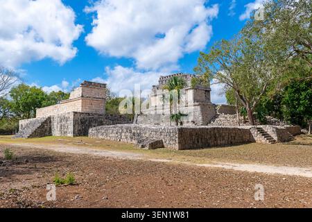 Maya-Ruinen von Chichen Itza, Yucatan, Mexiko. Stockfoto